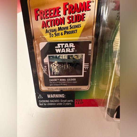 Star Wars Power of Force Endor Rebel Soldier Freeze Frame Figure - Picture 2 of 3